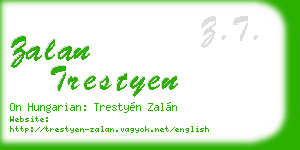 zalan trestyen business card